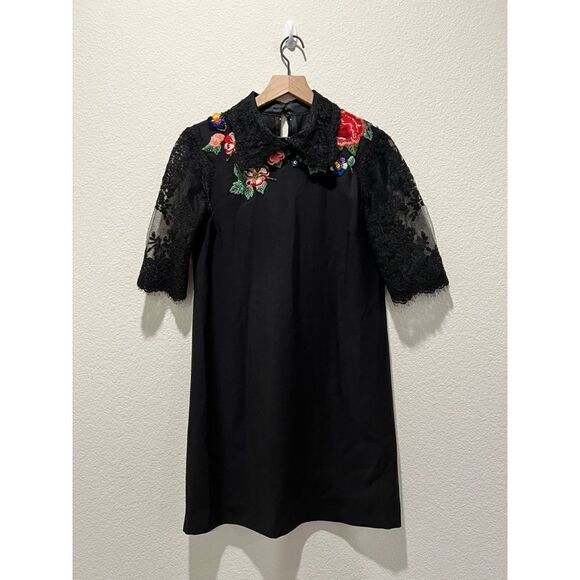 Marchesa 3/4 Sleeve A-Line Mini Day Dress size US8 - Picture 6 of 12